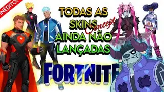 TODAS as skins CONCEPT OFICIAIS ainda não lançadas no #FORTNITE !!!