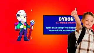 ТОП 5 СМЕШНЫХ РЕАКЦИЙ НА ВЫПАДЕНИЯ БАЙРОНА / BRAWL STARS