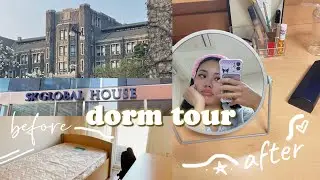 yonsei university dorm tour (before & after)