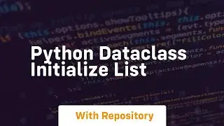 python dataclass initialize list
