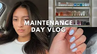 VLOG: Maintenance Day! | Lash Lift, Brow Lamination, Haircut, Fresh Nails | Sloan Byrd