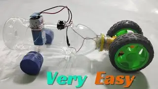 How to Make Homemade Electric toy car using plastic bottle! EASY WAY