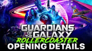 OPENING DETAILS for Guardians of the Galaxy Cosmic Rewind Rollercoaster - Disney News