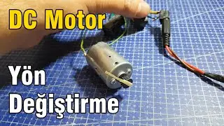 DC Motorlarda Butonla Sağ-Sol Yön Değiştirme (Limit Switch Kullanımı)