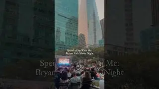 Bryant Park Movie Night in NYC: A Mixed Review 🤔 #newyorkcity
