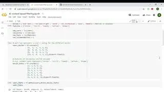 Tutorial | Building Content based recommendation system with tensorflow