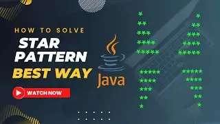 Star pattern Programs in Java|Just 2 'for' loops|Beginner level|Increasing and decreasing Pattern
