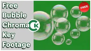 Free Bubble Chroma Key Footage | Soap Bubble Green Screen Effect