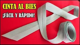 SECRETO PARA HACER CINTA AL BIES O SESGO RÁPIDO Y FÁCIL - ByMariG