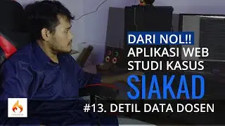 #13 Detil Data Dosen | Aplikasi Sistem Informasi Akademik (SIAKAD) Berbasis Web