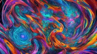 Abstract Visuals, Bizarre Dreamy Animation (Colorful Dreamscape) - Dreaam-like Art Ambience