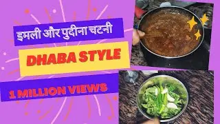 इमली पुदीना की खट्टी मीठी चटनी बनाने का आसान तरीका|Imli Ki Chatni Recipe |Pudina Chutney Dhaba Style