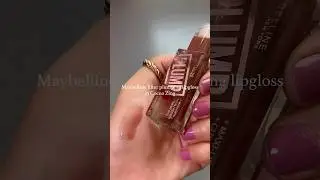 @MaybellineNYME Lifter Plumping Lip Gloss in Cocoa Zing #youtubeshort #lipgloss #makeup #beauty