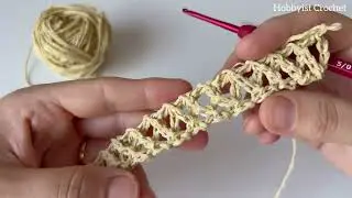 BAG HANDLE CROCHET / Easy Crochet Paper Yarn Bag Handle Tutorial / Crochet Cord