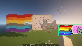 Nyan Cat but in Minecraft