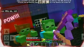 POW MINECRAFT || ZOMBIE🧟‍♂️ FIGHT ME