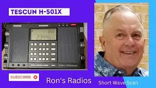 # 14 Tecsun H-501x  Short Wave Scan with 20' Inside Antenna