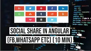 Social Sharing in Angular 2021