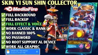 Script Skin Yi Sun Shin Collector - Lone Destructor No Password | Full Effect Voice | Path Terbaru