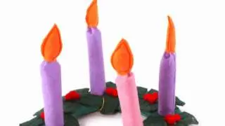 Fabric Children's Advent Wreath