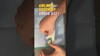 Airliner assembly process Airbus A321 EVA AIR #scalemodel #modelaircraft #scalemodelbuilding