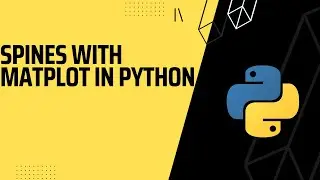 Graph with Axis Spines Matplot in Python 