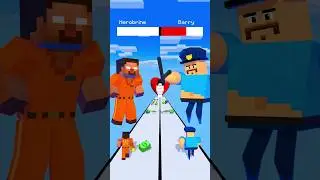 Fighting Run: Barry Vs Herobrine
