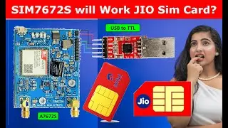 Simcom A7672S Testing with UART To TTL
