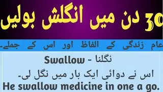English Speaking Practice Sentences with Urdu Translation Part 1 | TT English