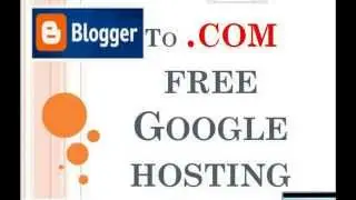 how to replace blogger blog name with custom domain using free googlehosting
