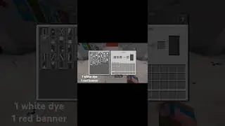 How to make the Monaco flag in Minecraft #minecraft #flag #shorts #howto