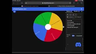 Spinning the wheel but it decides my after life