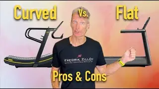 The difference between running on curved and flat treadmills - pros and cons