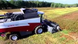 ACROS 580 - уборка урожая в Польше 2015