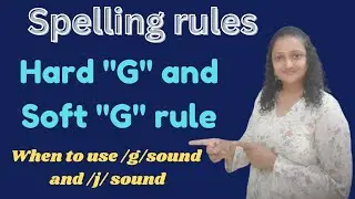 Hard G and Soft G rule//G as /j/ sound #levelupphonics
