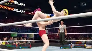 WWE 2K23 Natsu And Wendy VS Boruto And Himawari Thong Boxers Mixed Tag