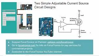 Two Simple Adjustable Current Source Circuit Designs