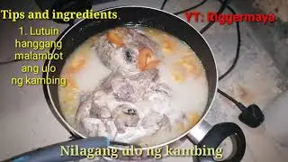 Cooking tips on "Nilagang ulo ng kambing"