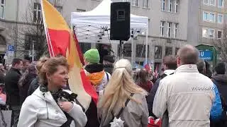 Demokratischer Widerstand   DEMO  auf dem Rosa Luxemburg Platz