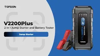 TOPDON V2200Plus | 2 In 1 Jump Starter and Battery Tester