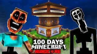Surviving Minecraft's SCARIEST Horror Mods for 100 DAYS in Hardcore...