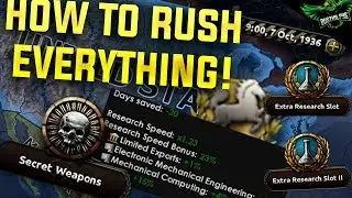 HOI4 How to Rush Everything (Hearts of Iron 4 Man the Guns Guide)