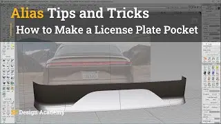 Alias Tips and Tricks 19 - How to Make a License Plate Pocket