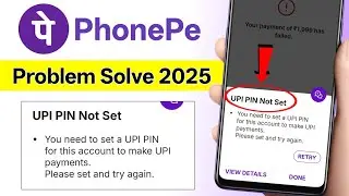 Upi pin not set | You need to set a Upi Pin for this account to make upi payment | Upi pin not set |