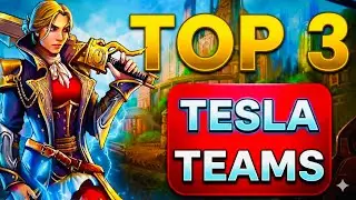 Gems of War BEST TEAM! TOP 3 BEST TESLA TEAMS! #crisppurpose #gemsofwar