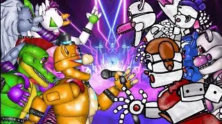 (Dc2/FNaF) Glamrock VS Funtimes