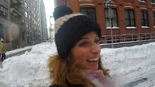 ClioMakeUp! NEW YORK SOTTO LA NEVE DUMBO IN 4K YO