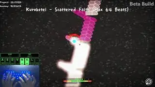 ADOFAI Custom TH | 55%!! Kurokotei - Scattered Faith (Max 64 Beats) [Map By ShinJW]