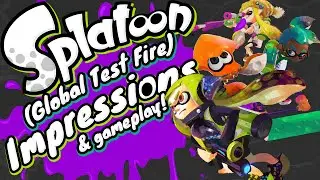 Splatoon Global Test Fire Impressions and Gameplay! - (Nintendo Wii U 1080p 60FPS HD)