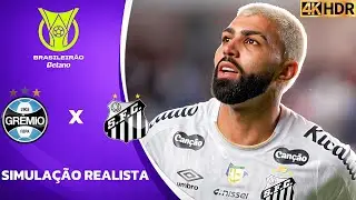 Grêmio vs. Santos | 2026 Brasileirão | Ultra Realistic Simulation 4K (60FPS) Gogosz Patch.